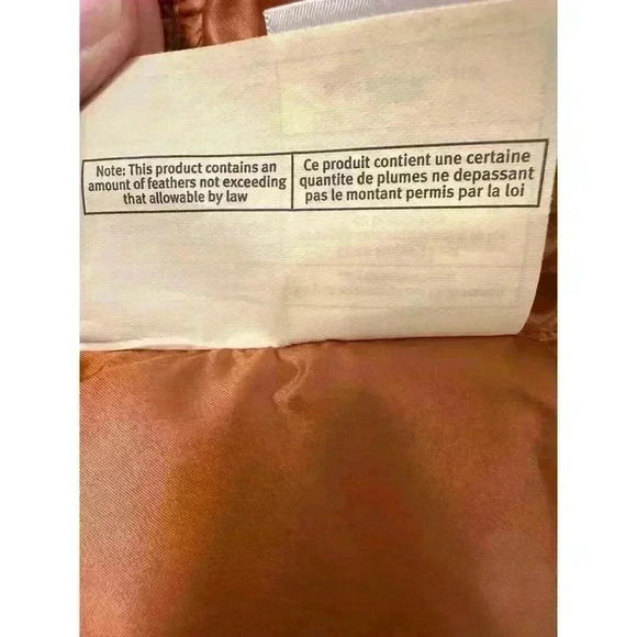 Eddie Bauer Jacket Womens Sz M Brown EB550 Goose Down Quilted Crop Puffer - Picture 16 of 16